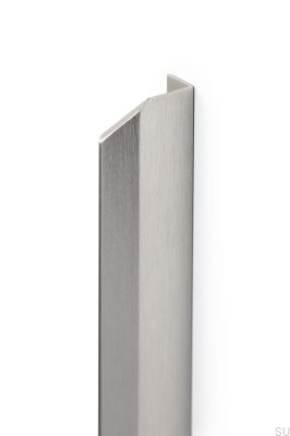 Vann 1200 kant möbelhandtag, Silver Borstad aluminium