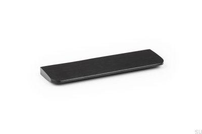 Peak 64 avlångt möbelhandtag, borstad svart aluminium