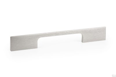 Peak 192 aluminium silver långsträckt möbelhandtag