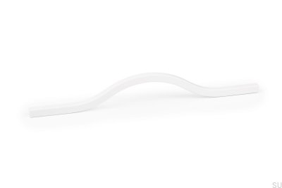Längsgående möbelhandtag Brave 192 Aluminium Vit