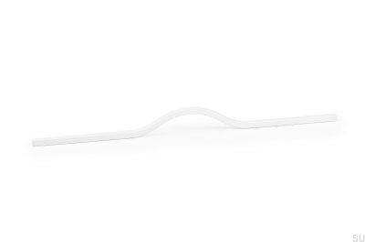 Längsgående möbelhandtag Brave 320 Aluminium Vit