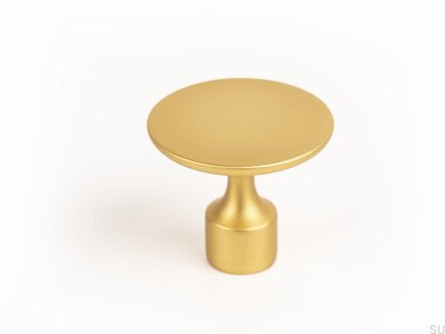 Möbelknopp Floid, borstad guld