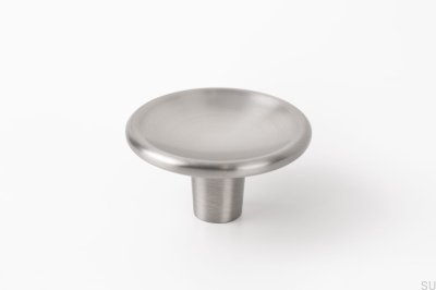 Möbelknopp Skiva 38 Borstad Nickel