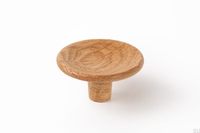 Möbelknopp Disc 38, Trä, Ek