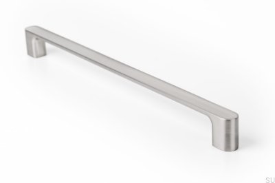 Avlångt möbelhandtag Luv 320 Borstad Nickel