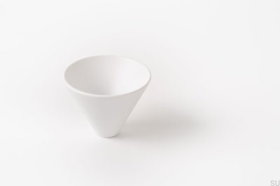 Möbelknopp Conic 29 Metall Vit Mat
