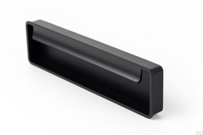 Infällt möbelhandtag Fold Metal Black Mat