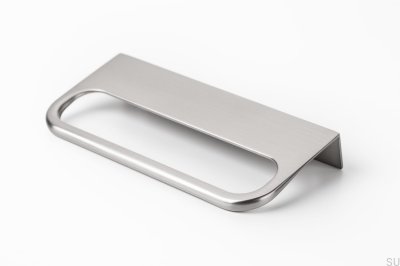 Kant möbelhandtag, borstad nickel