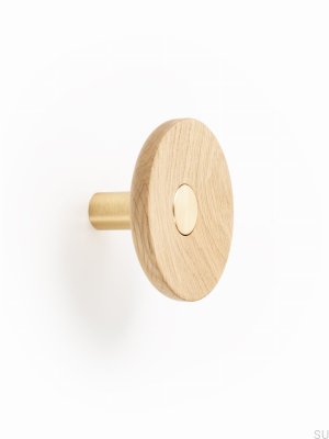 Zoot 90 Vägghängare i trä i ek med Gold Eco