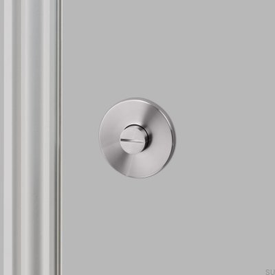 Linjärt stål silver knopplås
