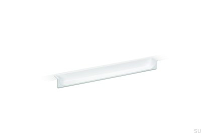 Infällt möbelhandtag Hide 90 Metal White