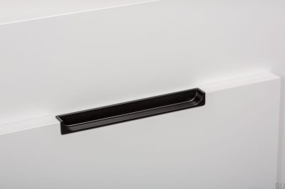 Infällt möbelhandtag Hide 90 Metal Black