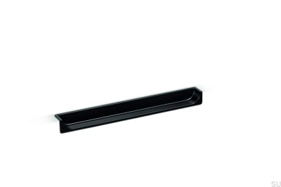 Infällt möbelhandtag Hide 90 Metal Black