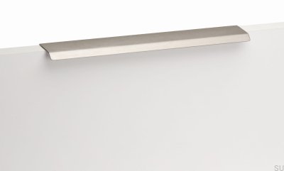 Curve 192 Aluminium Silver Möbelhandtag i borstad kant