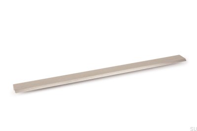 Curve 416 Aluminium Silver Möbelhandtag i borstad kant