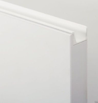 Kant möbelhandtag Jey2 1197 Aluminium Vit Matt