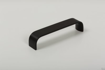 Avlångt möbelhandtag Sense 128 Aluminium Svart Borstad