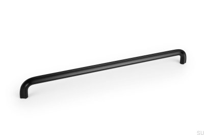 Avlångt möbelhandtag Asi 320 Aluminium Svart Matt