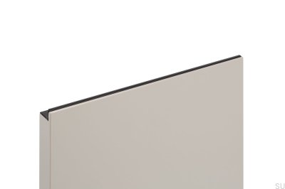 Möbelhandtag Grada 147 aluminium svart kant