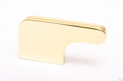 Möbelhandtag Soft Cut 55 Polerad Mässing Omålad