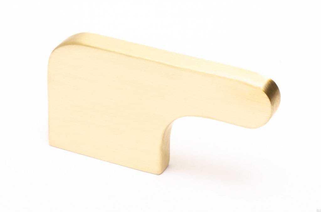 Uchwyt meblowy Soft Cut mosiężny szczotkowany