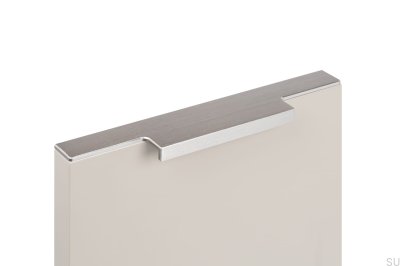 Kant möbelhandtag Linear 197 Aluminium Silver