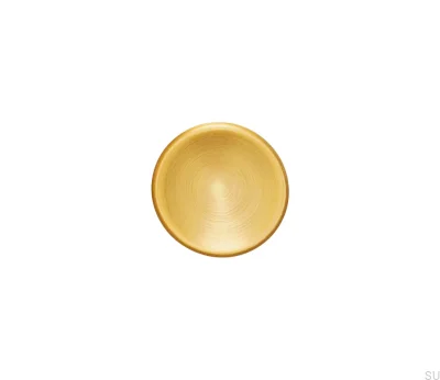 Möbelknopp Disc 50 Borstat guld Cava