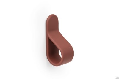 Möbelknopp Bälte Metall Röd