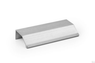 Wing 64 Aluminium Silver Möbelhandtag i borstad kant