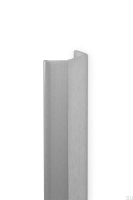 Wing 1120 Aluminium Silver Möbelhandtag i borstad kant