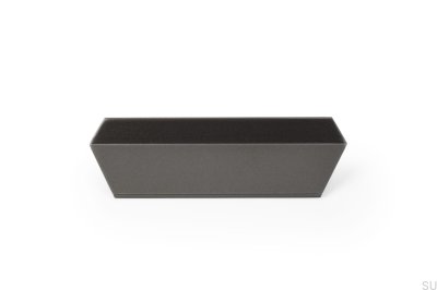 Avlångt möbelhandtag Plie 64 Metallic Grå
