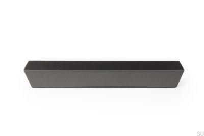 Avlångt möbelhandtag Plie 160 Metallic Grey