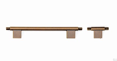 Möbelknopp T-Bar Prisma Rustic Gold