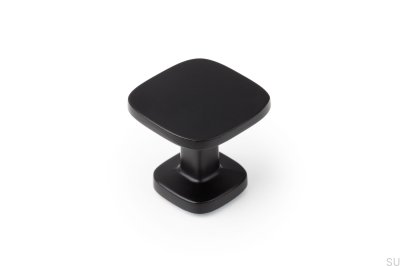 Möbelknopp Quart Mini Metall Svart Matt