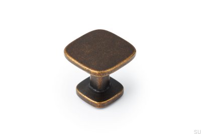 Quart Mini Rustic Gold möbelknopp