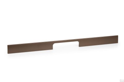 Avlångt möbelhandtag Peak 768 Aluminium Metallic Brown