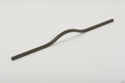 Avlångt möbelhandtag Brave 320 Aluminium Metallic Grey