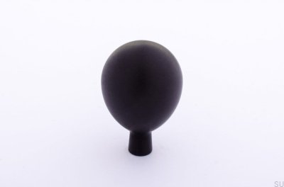 Möbelknopp Drop 20 Svart aluminium