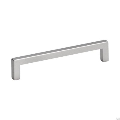 Avlångt möbelhandtag 0143 128 Silver Borstad (aluminiumlook)