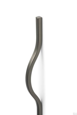 Avlångt möbelhandtag Brave 992 Aluminium Metallic Grey (asymmetrisk)
