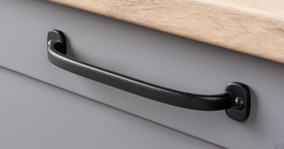 Möbelhandtag Firm 96 Metal Black