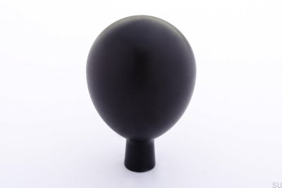 Möbelknopp Drop 28 Svart aluminium