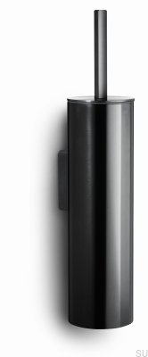 Väggmonterad toalettborste 7049 Svart PVD-beläggning