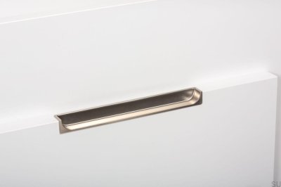 Infällt möbelhandtag Hide 180 Borstad Nickel