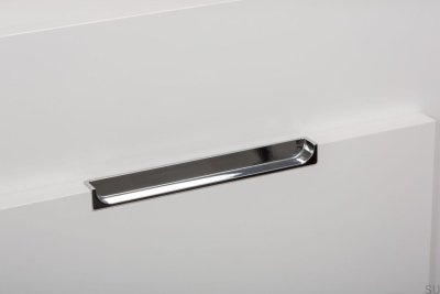 Dölj 200 Chrome Silver infällt möbelhandtag