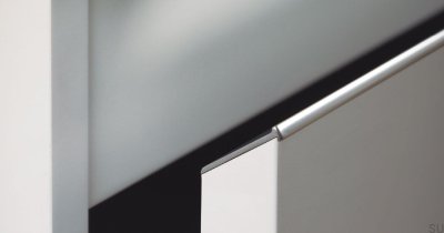 Kant möbelhandtag Brant 3000 Aluminium Anodiserad Polerad