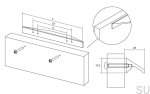 0322600L01--Uchwyt-meblowy-podłużny-Cutt-320-480-Aluminiowy-Chrom-Polerowany-Viefe-Skandynawskie-Uchwyty-rysunek-techniczny