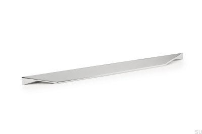 Avlångt möbelhandtag Cutt 192/320 Polerad krom