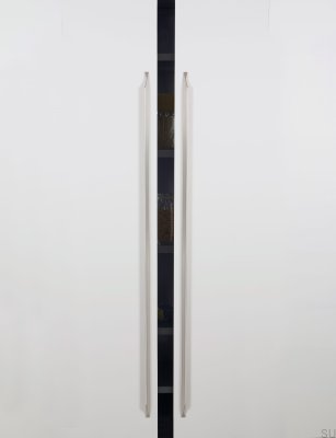 Avlångt möbelhandtag Cutt 320/896 Aluminium Silver Borstad