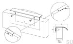 0255256L24--Uchwyt-meblowy-krawędziowy-Noma-0255-256-Aluminiowy-Srebrny-Szczotkowany-Viefe-Skandynawskie-Uchwyty-rysunek-techniczny